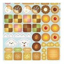 #サークルシール ベーシック クッキー クッキー&ビスケット 110枚入り シール ビスケット サブレ ジャムクッキー チョコクッキー スイーツ かわいい お菓子 丸型 四角型 リュリュ :4510180237319