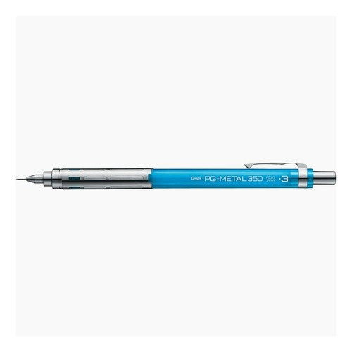 #ぺんてる #ペンター製図用シャープペンシルPG-METAL350クリアブルー ぺんてる(株) :4902506376312
