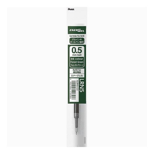 #エナージェル専用リフィル0.5mm フォレストグリーン ハンバイショウヒン :4902506418586