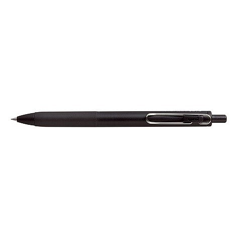 #ユニボールワン #0.38 ユニボールワン 黒(黒軸) UMN-S-38 24 黒 ブラック ユニ ワンP ゲルボールペン 顔料ゲルインク 黒インク にじまない ポケットサイズ 0.5mm 低重心 スタビライザー構造 シルバークリップ シンプル スタイリッシュ 文房具 :4902778261095