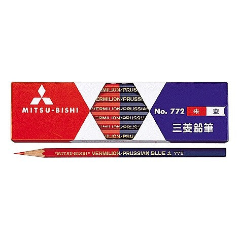 #朱藍鉛筆 772 #朱藍鉛筆 772 三菱鉛筆(株) :4902778973325