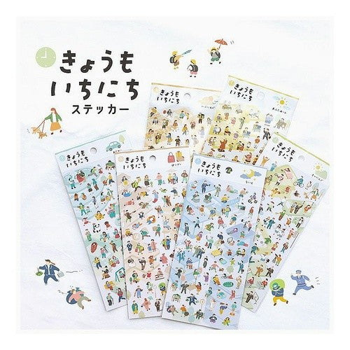 #きょうもいちにちステッカー もーにんぐ マインドウェイブ :4909001819344