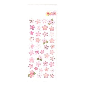 #和風 シール 桜 模様入り ピンク 花 奥山 :4935786393793