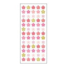 #和風シール リアル桜 5列 花シール 手帳デコレーション 日記用 春 奥山 :4935786395780