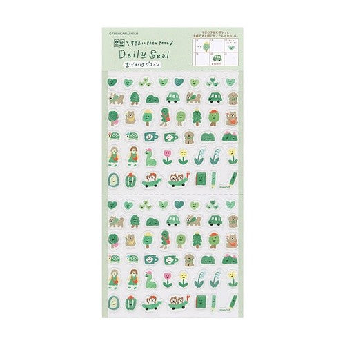 #デイリーシールおでかけグリーンわたしびより 古川紙工(株) :4952270305469