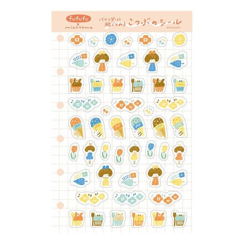 #コツブシール オハナイッパイ mizutama fufufuテチョ 古川紙工(株) :4952270319701