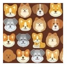 ＃ｻｰｸﾙｼｰﾙ ﾍﾞｰｼｯｸ ｲﾇ いぬフェイス 104枚入り シール 犬 ドッグ 柴犬 コーギー ハスキー プードル パグ サークルシール 丸型 かわいい アニマル ごほうびシール ﾘｭﾘｭ :4510180237227