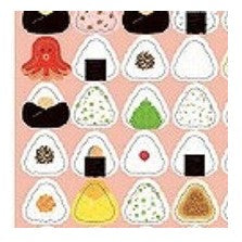 ＃ｻｰｸﾙｼｰﾙ ﾍﾞｰｼｯｸ おむすび シール おにぎり 梅干し 鮭 たらこ 昆布 おかか わかめ たまご 和風 ごはん 食べ物 丸型 かわいい ポップ ﾘｭﾘｭ :4510180237302