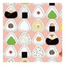 ＃ｻｰｸﾙｼｰﾙ ﾍﾞｰｼｯｸ おむすび シール おにぎり 梅干し 鮭 たらこ 昆布 おかか わかめ たまご 和風 ごはん 食べ物 丸型 かわいい ポップ ﾘｭﾘｭ :4510180237302
