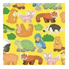 ＃ｻｰｸﾙｼｰﾙ ﾍﾞｰｼｯｸ ﾚｱｱﾆﾏﾙ シール アニマルズ 動物 サファリ どうぶつ園 カラフル かわいい ﾘｭﾘｭ :4510180237340