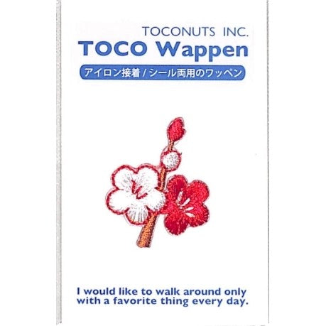 ＃梅 うめ_TOCONUTS ﾄｺﾅｯﾂ ｼｰﾙ ･ 和柄ﾜｯﾍﾟﾝｽﾃｯｶｰX 梅 うめ ﾄｺﾅｯﾂ :4512367189671