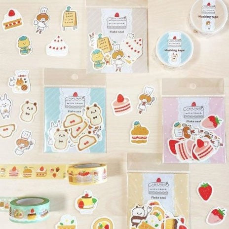 ＃フレークシール ＃mizutamaﾌﾚｰｸｼｰﾙ ｹｰｷいろいろ (株)コンパックス :4520491356784