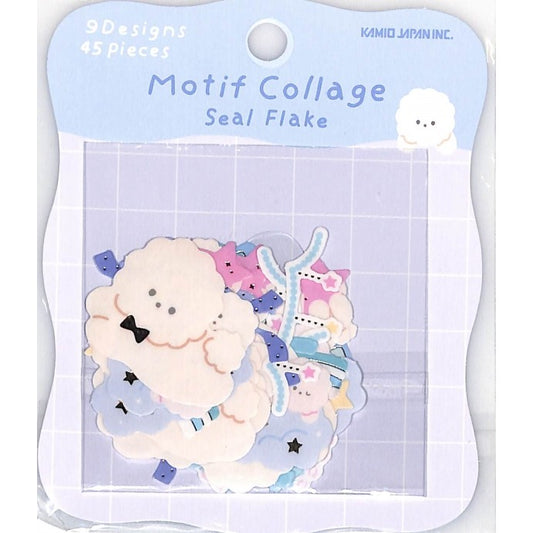＃シールフレーク ＃ＰＭ　ＭＯＴＩＦ　ＣＯＬＬＡＧＥシールフレーク／ビションブリーゼ カミオジャパン :4550432152397