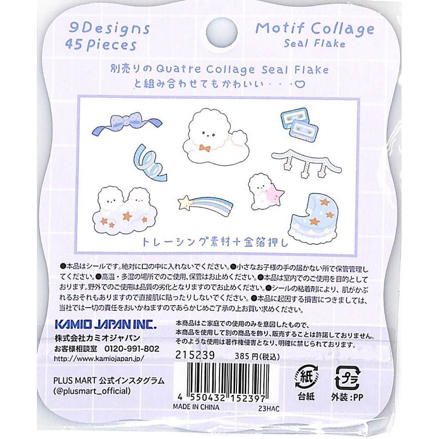 ＃シールフレーク ＃ＰＭ　ＭＯＴＩＦ　ＣＯＬＬＡＧＥシールフレーク／ビションブリーゼ カミオジャパン :4550432152397