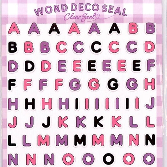 ＃PMWORDDECOｼｰﾙ/ぽってり_ABC カミオジャパン :4550432160620