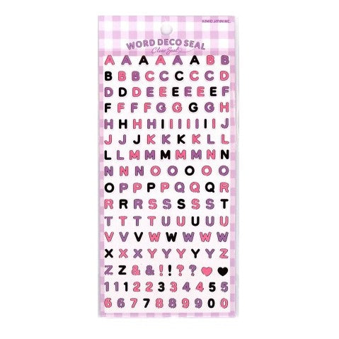 ＃PMWORDDECOｼｰﾙ/ぽってり_ABC カミオジャパン :4550432160620