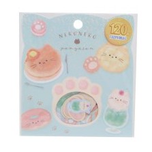 ＃シールフレーク ＃ｼｰﾙﾌﾚｰｸ/ﾈｺﾈｺﾐｯｸｽ NEKONEKO ぱんやさんシールセット にゃんこベーカリーのスイーツデコ カミオジャパン :4550432218796
