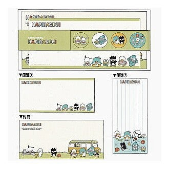 ＃PMｻﾝﾘｵｷｬﾗｸﾀｰｽﾞ一筆箋/はぴだんぶい カミオジャパン :4550432272521