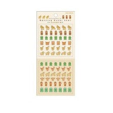＃PMﾀﾞﾝｼﾝｸﾞﾌﾟﾁｼｰﾙ/ｲﾛﾝﾅﾊﾆ ダンシングプチシール／いろんなはにわ カミオジャパン :4550432294059