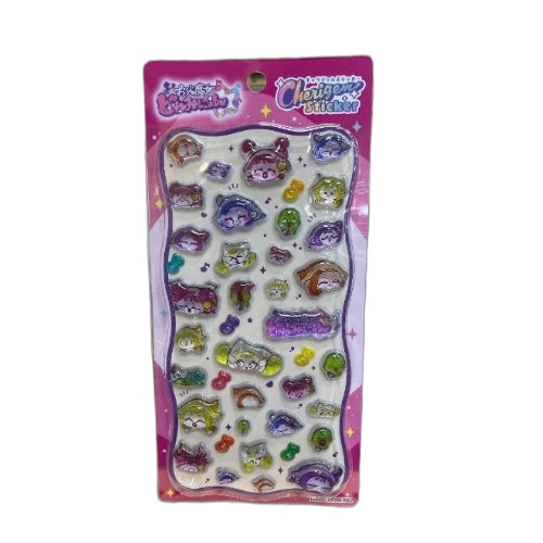 おジャ魔女どれみにょん Cherigem Sticker フェイス カミオジャパン シール :4550432337855