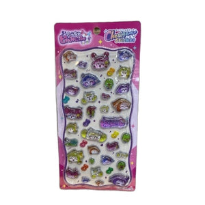 おジャ魔女どれみにょん Cherigem Sticker フェイス カミオジャパン シール :4550432337855