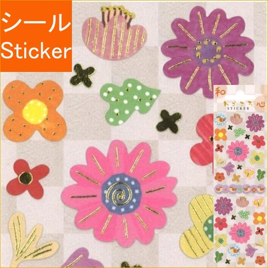 ＃和柄ｽﾃｯｶｰ花 ㈱Ｓ＆Ｃコーポレーション :4562295519279