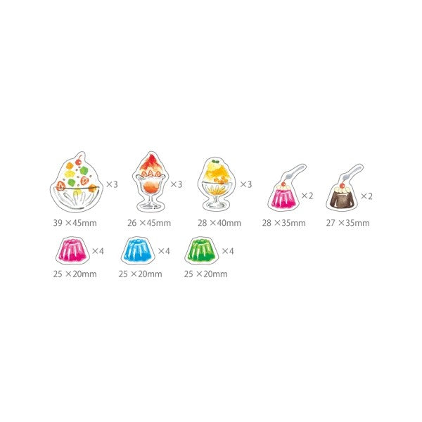 ＃フレークシール ＃ﾄｳﾒｲﾌﾚｰｸｼｰﾙ(sweets) :4570057736550