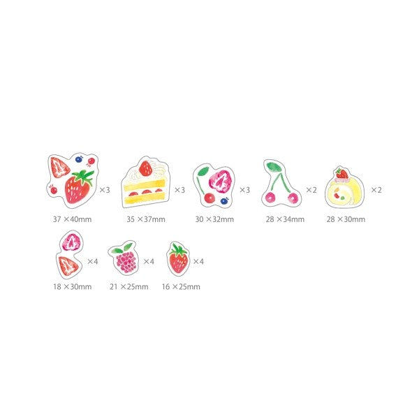 ＃フレークシール ＃ﾄｳﾒｲﾌﾚｰｸｼｰﾙ(berry) :4570057736574
