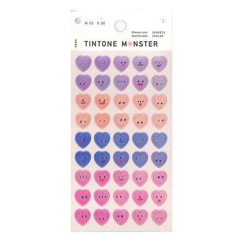 ＃TINTONE MONSTER シール　TM3708　thoughtful :4580416986816