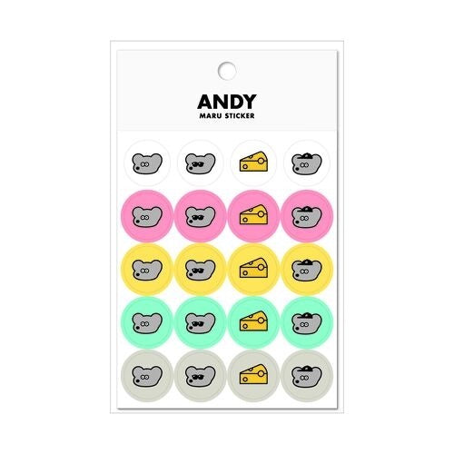 ＃ANDY丸ｼｰﾙFACE :4580416995610