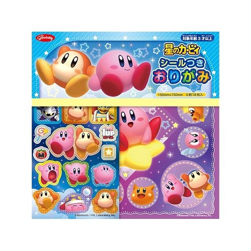 ＃ショウワノート ＃ショウワノート 星のカービィ シール付きおりがみ ショウワグリム(株) :4901161055129