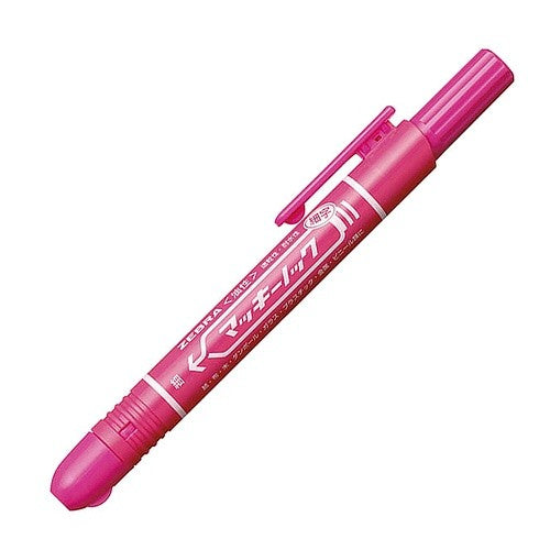 ＃油性マーカー　マッキーノック　細字　ﾋﾟﾝｸ ＃マッキーノック　細字　ピンク　１本入 ｾﾞﾌﾞﾗ(株) :4901681520671