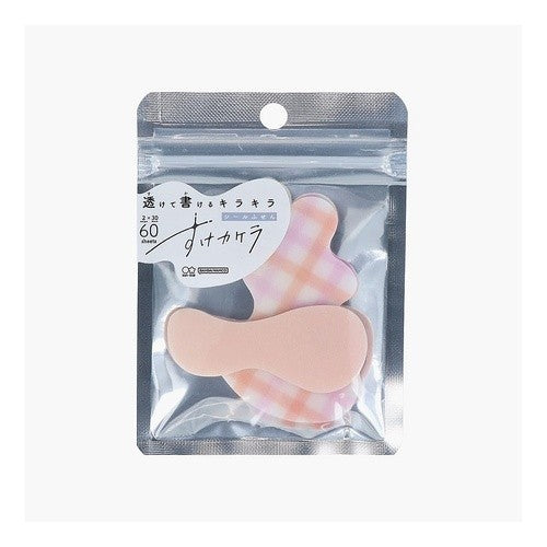 ＃サンスター文具　シールふせん　すけカケラ　チェック ﾊﾝﾊﾞｲｼｮｳﾋﾝ ｻﾝｽﾀｰ文具 :4901770180052