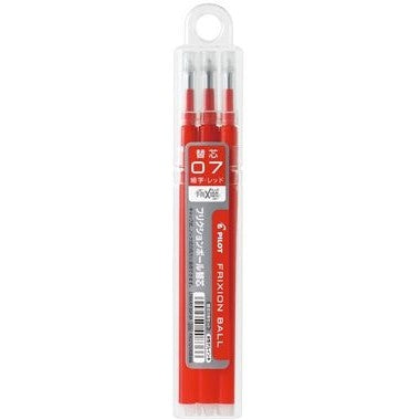 ＃フリクションボール　ノック　07　レフィル　ﾌﾞﾗｯｸ ＃ﾌﾘｸｼｮﾝ替芯 単色 0.7mm ﾌﾞﾗｯｸ ﾊﾟｲﾛｯﾄ :4902505408359