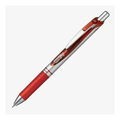 ＃ぺんてる ＃エナージェルノック式　０．４ｍｍ　赤 ぺんてる(株) :4902506305046