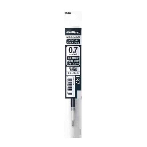 ＃ぺんてる ＃ぺんてる エナージェルリフィル 替芯 0.7mm インディゴブラック XLR7-SA :4902506400604