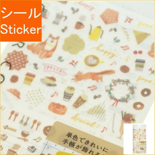 ＃ｼｰﾙ2563ｶﾗｰ茶 (株)ﾐﾄﾞﾘ :4902805825634
