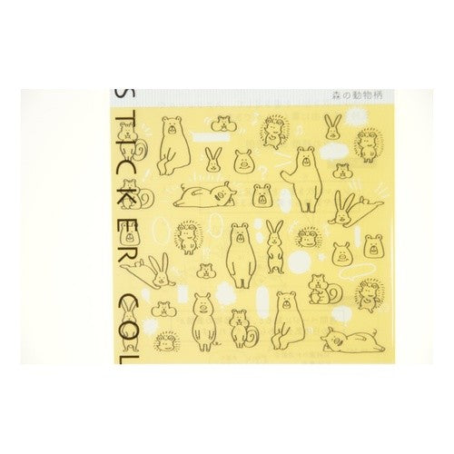 ＃23年ｼｰﾙ2590おしゃべり森の動物柄 (株)ﾐﾄﾞﾘ :4902805825900