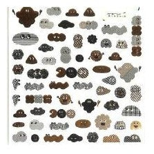 ＃ｼｰﾙ ゆるﾛｸﾞ 1枚入 ｶﾓﾌﾗｰｼﾞｭ ﾌﾟﾁﾓﾝｽﾀｰ柄 かわいい 隠すシール 書き間違い 文房具 デコレーション モジャモジャ ﾃﾞｻﾞｲﾝﾌｨﾙ･ﾐﾄﾞﾘ :4902805827089