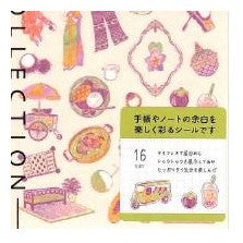 ＃ｼｰﾙ 2717 ﾀｲ柄 トゥクトゥク 屋台 タイ料理 象 タイ寺院 ココナッツ マンゴー ﾃﾞｻﾞｲﾝﾌｨﾙ･ﾐﾄﾞﾘ :4902805827171