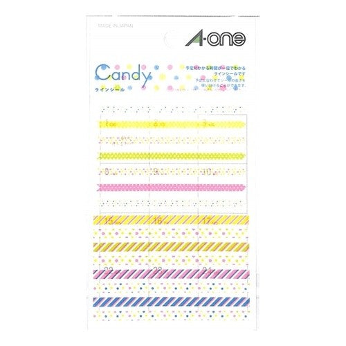 ＃Candy ﾗｲﾝｼｰﾙ ＃Candy ﾗｲﾝｼｰﾙ エーワン(株) :4906186052498