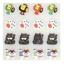 ＃ﾆｯﾎﾟﾝｲｯﾊﾟｲ ﾌﾟﾁﾌﾟﾁｼｰﾙ 78234 ﾏﾈｷﾈｺ 和風 縁起物 幸運 福 ラッキー 日本文化 ステッカー 和柄 ﾏｲﾝﾄﾞｳｪｲﾌﾞ :4909001782341