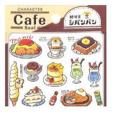 ＃マインドウェイブ シール 純喫茶 シバンバン カートゥーン スタイル シール カフェメニュー 喫茶店 パフェ ナポリタン ゆるかわ かわいい ﾏｲﾝﾄﾞｳｪｲﾌﾞ :4909001808157