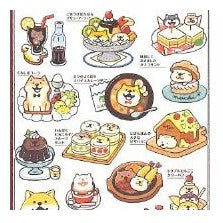 ＃マインドウェイブ シール 純喫茶 シバンバン カートゥーン スタイル シール カフェメニュー 喫茶店 パフェ ナポリタン ゆるかわ かわいい ﾏｲﾝﾄﾞｳｪｲﾌﾞ :4909001808157
