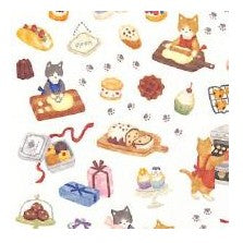＃ﾘﾄﾙｷｯﾁﾝｽﾃｯｶｰ 81789 ﾖｳｶﾞｼﾔｻﾝ ねこ スイーツ クッキング柄 焼き菓子 手帳デコ ﾏｲﾝﾄﾞｳｪｲﾌﾞ :4909001817890