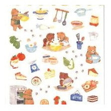 ＃ﾘﾄﾙｷｯﾁﾝｽﾃｯｶｰ 81791 ｹｰｷﾔｻﾝ クマ お菓子作り キッチン ベーキング 小動物 文房具 手帳デコ ﾏｲﾝﾄﾞｳｪｲﾌﾞ :4909001817913