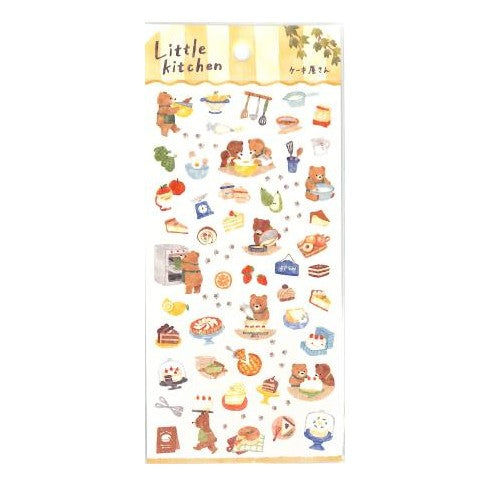 ＃ﾘﾄﾙｷｯﾁﾝｽﾃｯｶｰ 81791 ｹｰｷﾔｻﾝ クマ お菓子作り キッチン ベーキング 小動物 文房具 手帳デコ ﾏｲﾝﾄﾞｳｪｲﾌﾞ :4909001817913