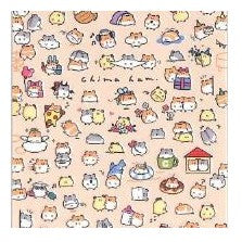 ＃MWシール ＃MW ｼｰﾙ 81888 ﾁﾏﾊﾑ ハムスター ステッカー かわいい 癒し系 動物 キャラクター デコ ﾏｲﾝﾄﾞｳｪｲﾌﾞ :4909001818880