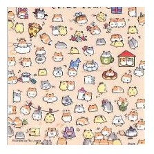 ＃MWシール ＃MW ｼｰﾙ 81888 ﾁﾏﾊﾑ ハムスター ステッカー かわいい 癒し系 動物 キャラクター デコ ﾏｲﾝﾄﾞｳｪｲﾌﾞ :4909001818880