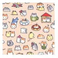 ＃MWシール ＃MW ｼｰﾙ 81888 ﾁﾏﾊﾑ ハムスター ステッカー かわいい 癒し系 動物 キャラクター デコ ﾏｲﾝﾄﾞｳｪｲﾌﾞ :4909001818880